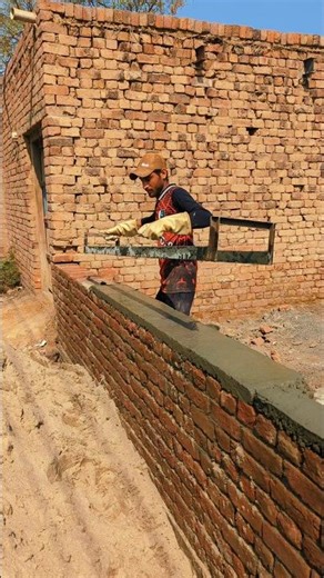 Do this work to protect your walls from dampness. #construction