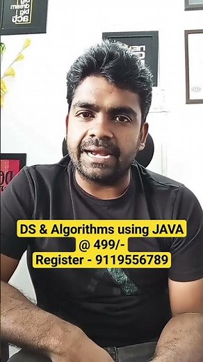 Data structures and Algorithms using Java | By srinivas | Ameerpet technologies
