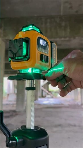 16 Line LED Laser Level Smart APP+ Remote Control. #laserlevel #construction