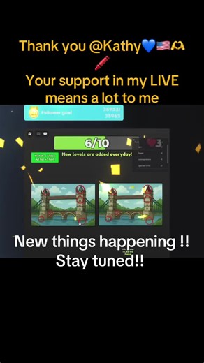 Kathy💙🇺🇸🫶🖍️, thank you for the incredible support in my LIVE! I will keep creating better LIVE content!@Kathy💙🇺🇸🫶🖍️ #tiktoklive #livehighlights #livegift #countdowntojoy #happyhat26