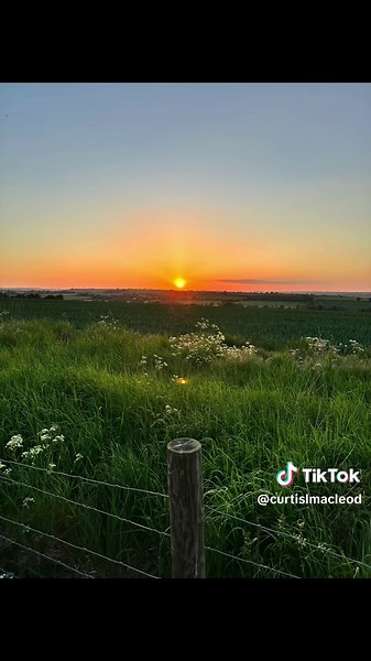 Sometimes it’s the little things in life. ☀️ #England #Sunset #Peaceful #Cockapoo