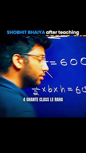 Shobhit Bhaiya after teaching ✨ #classkebahar #teacherrespect #motivationshorts #podcastshorts
