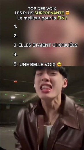 Classement des chants les plus surprenants 🤩 #shorts