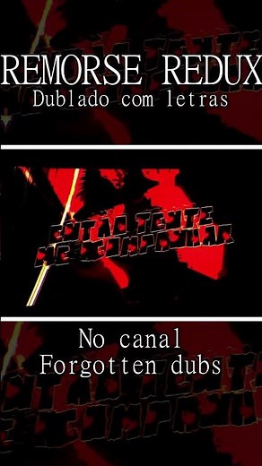 || REMORSE REDUX com letras DUBLADO || ( Noob + Guest666 LMS ) ( Forsaken UST )