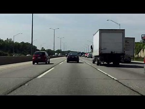 Tri-State Tollway (Interstate 294 Exits 31 to 23) southbound