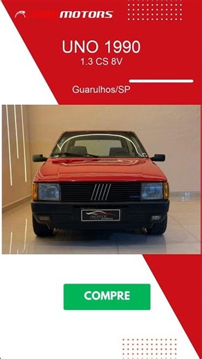1990 UNO for sale in Guarulhos/SP - findmotors.com.br