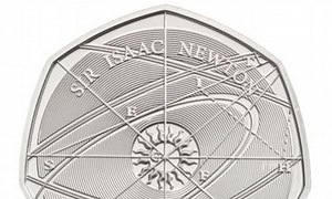 Isaac Newton 2018 50p coin a collector's item and selling for £80