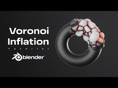 Create Amazing Voronoi Inflation with Blender 3D!