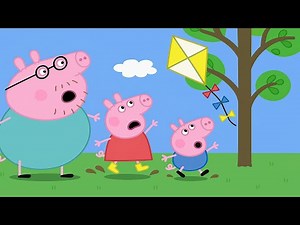 Peppa Pig And The Flying Kite 🐷🪁 | Outdoor Adventure | Funny Peppa Pig Animation