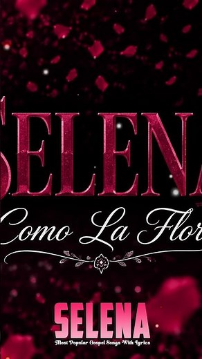 Como La Flor Live - Selena