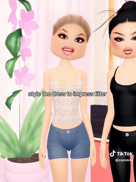 Styling the Dress to Impress Filter! Watch Till the End