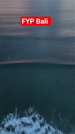 Tranquil Surf at Sundown 🌊 | Legian Beach Bali Drone Footage