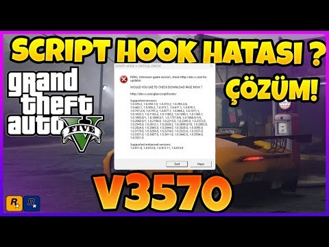 SCRIPT HOOK HATASI ? CRITICAL SCRIPT HOOK ERROR V3570 #scripthookcriticalerror