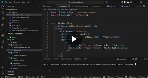 Building React Product Dashboard with JSON Server Mock Backend | Tamima Mollick Tuly posted on the topic | LinkedIn