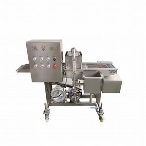 [Hot Item] Factory Automatic Meat Fish Batter Breading Machine Tempura Battering Machine