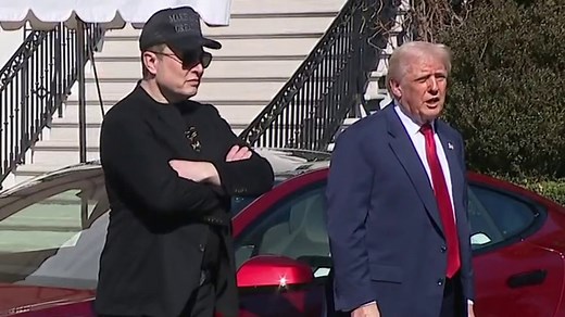 ‘Car commercial for Tesla’: Trump turns White House into Tesla showroom, critics say