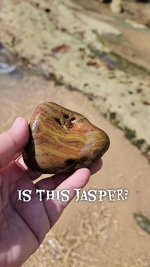 Unique beach find #jasper #ng #beachcombing #stone #whatisit | SEA GLASS AUSTRALIA �