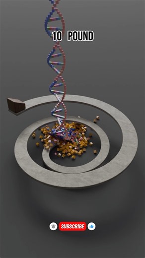 Satisfying Blender Simulation with Sphere X DNA 🧬 Shape Cubes Tower Fall😍#rigidbody #simulation