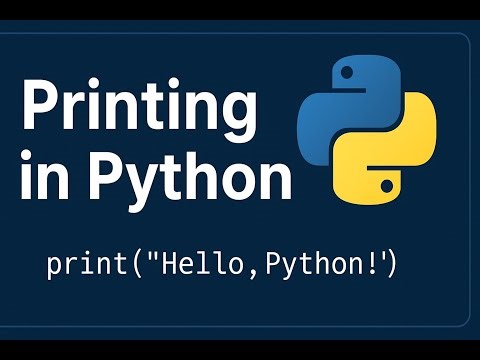 6. print() function in python
