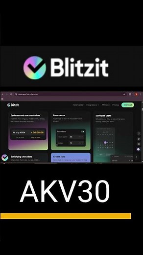 Blitzit Promo Code AKV30 | To-Do List, Pomodoro & Task Management App