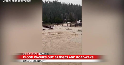 Five bridges damaged, destroyed by Lincoln County floods