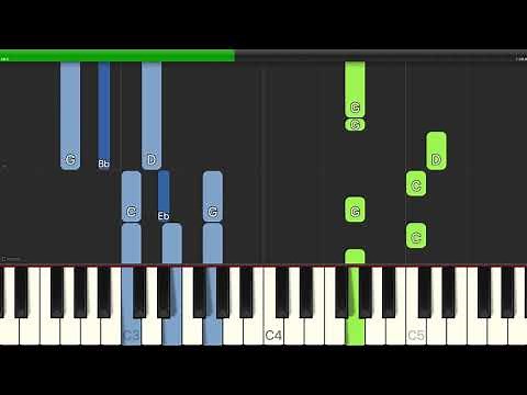 Pat Boone - The Exodus Song - Easy Piano with Chords