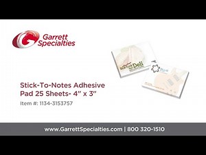 Stick To Notes Adhesive Pad 25 Sheets 4 x 3
