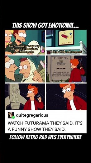 This Show Hit HARD Sometimes 😢 #Futurama #2000sNostalgia #Throwback #Cartoons #Retro #millennials