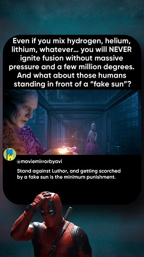 Superman 2025 Detail You Missed:That UV Blast Was LETHAL Even if you mix hydrogen, helium, lithium fusion will NEVER start without massive pressure and millions of degrees. That's real physics. So how did Metamorpho create a "fake sun" in Superman 2025? And more importantly, what about the normal humans standing right in front of that lethal UV blast? What do YOU think about Metamorpho's sun scene? Realistic? Comic-inspired? Or just pure cinematic exaggeration? #superman2025​ #superman​ #dcu​ #j