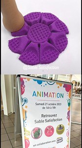 Animation Sable Cinétique E.Leclerc de Rochefort @leclercrochefort Samedi 21 Octobre 2023 | Sable Satisfaction