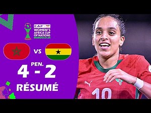 HIGHLIGHTS: Morocco vs. Ghana 1-1 (4-2 Pen.) | Women's Africa Cup of Nations 2024
