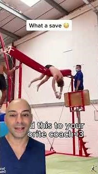 Doctor reacts to the most CLUTCH gymnastics saves!