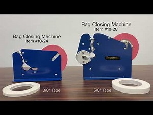 Bag Closing Machines and Tapes from Associated Bag