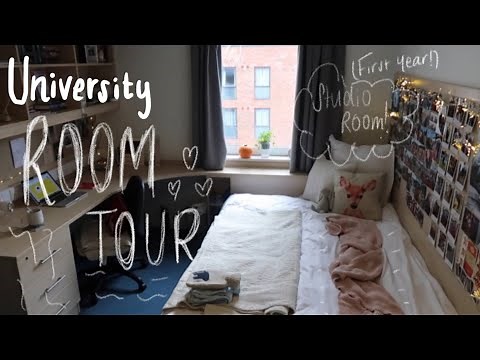 Organised University Studio Room Tour || mini kitchenette and en-suite!