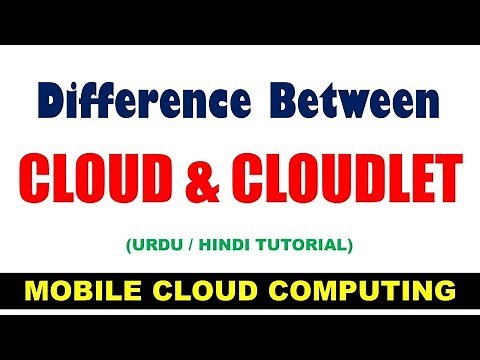 Difference between cloud and cloudlet