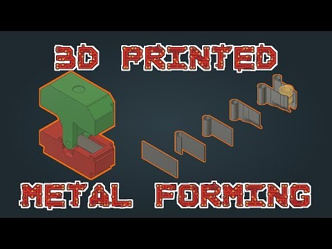 Press Forming Metal With 3D Printed Plastic Tooling