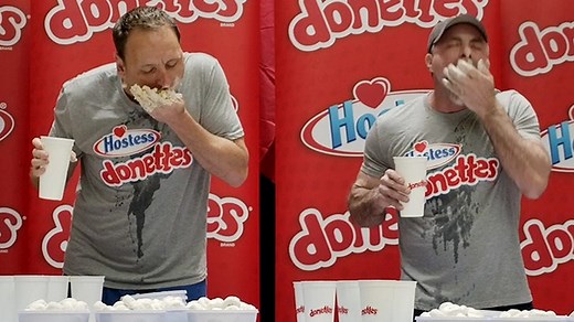 Joey Chestnut Devoured 200 Doughnuts in Eating Contest But Still Lost