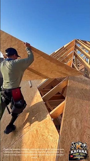 Professional Roof Sheathing Installation | OSB Roof Deck Framing Construction