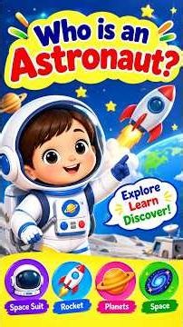 Who Is an Astronaut? 🚀🌎 | Space Adventure for Kids | Learn About Space #kids #cocomelon #kidssong