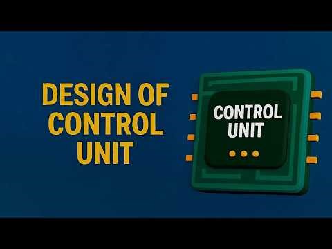 Design of Control Unit | Hardwired & Microprogrammed Control | COA in Telugu