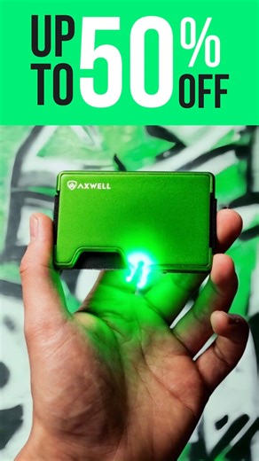 Tough never looked this good or cost this little! Axwell Wallet, now only $49! ✨ This exclusive deal is only available through Black Friday. Don’t miss out on upgrading your wallet for less. Get yours now! | Axwell | Facebook