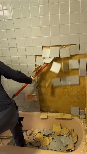 This Powerful Tile Removal Tool Makes Bathroom Demolition Look Effortless!
