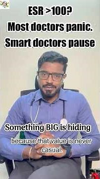 ESR Above 100 Explained in 30 Seconds | Infection, Autoimmune, Malignancy & CKD Clues