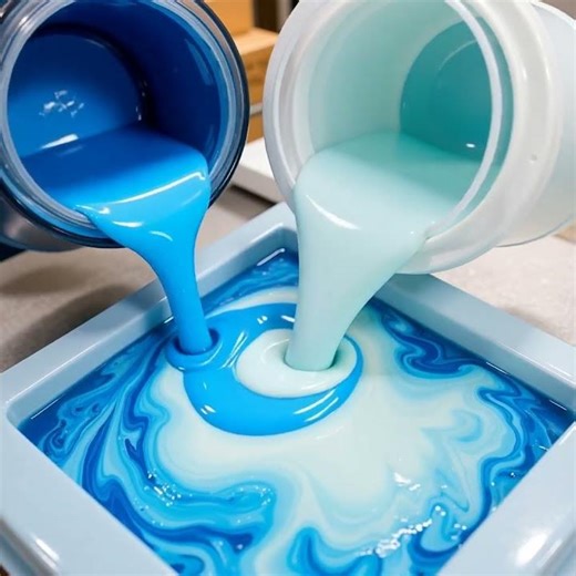 “Satisfying Resin Pour Into Mold | DIY Resin Art”