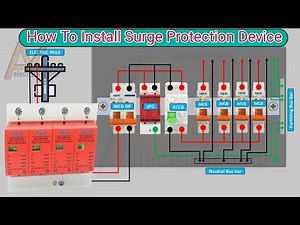 How To Install Surge Protection Device | Surge Protection Device (SPD ) | Single Phase DB Connation