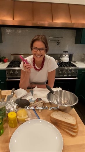 Teri Hatcher on Instagram: "Recently, I changed my bio to a short and sweet “Real and Spectacular” (if you know, you know😉). This #sandwiched video is definitely me being real. I think the big lessons here are, 1: Poached chicken is tender, healthy, and delicious. 2: Don’t cook when you’re sad! 3: Give yourself grace to feel your feelings, and helping others helps you. If you want to see the proof, Make sure to watch PART 2 for some surprise special guests! Poached Chicken Club Club your sad fe