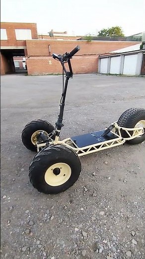 DIY reverse electric tilting trike #diy #electric #escooter