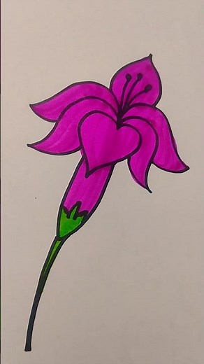 Cute Flower 🌼 drawing step by step #shortsviral #art #yt