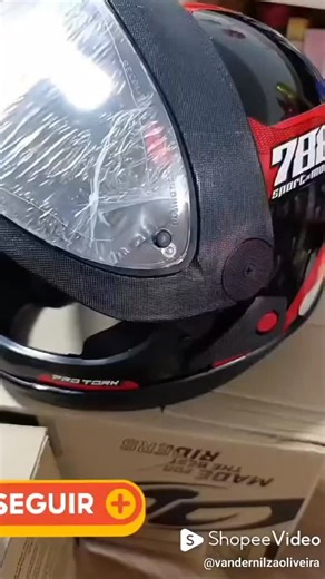 Vandernilza Oliveira on Instagram: "Capacete Moto Fechado Pro Tork Sport Moto 788 Unissex Urbano Viseira Transparente #capaceteproTork #capaceteintegral #capaceteFechado #motoUrbana #acessoriosMoto"