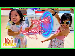 Emma vs Kate Pretend Play with Magical Powers! - Videos For Kids